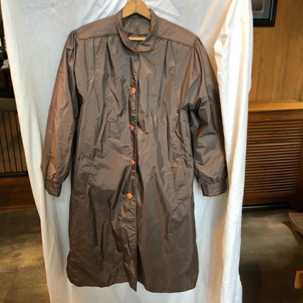 Fleet Street Long Coat Gray Size 10